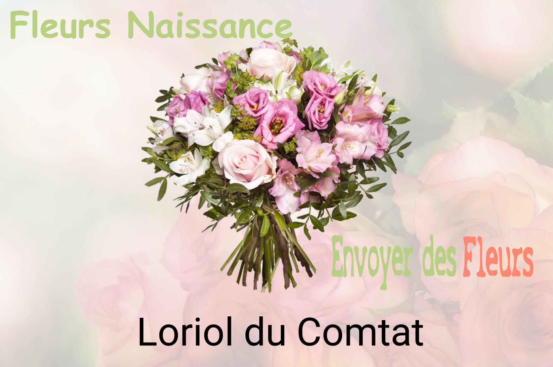 Bouquet de fleurs de naissance livré à Loriol-du-Comtat
